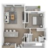 Floor plan: Shaw + Garage