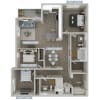 Floor plan: C1U-C1S-1319