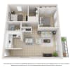 Floor plan: Model B