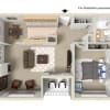 Floor plan: Northpoint 1 w/ Balcony