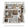 Floor plan: A6 w/ Den
