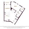 Floor plan: One Bedroom One Bath (A5.1)