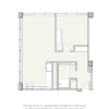 Floor plan: One Bedroom Corner