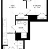 Floor plan: 1 Bed/1 Bath-A9