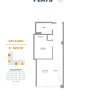 Floor plan: Packard 1 Bedroom