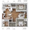 Floor plan: B2 - Go