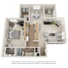 Floor plan: The Mirabeau with Solarium D