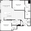 Floor plan: C5 - 2 Bed_2 Bath