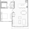 Floor plan: 1 Bed/1 Bath-A6