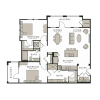 Floor plan: The Melton | 2 Bed | 2 Bath