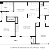 Floor plan: 2 Bed 2 Bath