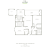 Floor plan: Two Bedroom 1144/1284