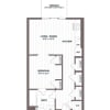 Floor plan: 1 Bed/1 Bath - A7 Bldg D