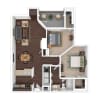 Floor plan: B1 River Rock