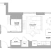 Floor plan: 1 Bed/1 Bath-1.1C