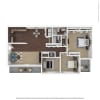 Floor plan: 3 X 2