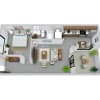 Floor plan: 1x1I