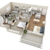 Floor plan: 2 BR Premier Summit