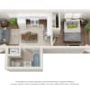 Floor plan: 0 Bedroom, 1 Bathroom (Studio)