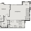 Floor plan: 1AU