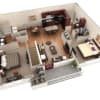 Floor plan: 2 BR Grand Overlook
