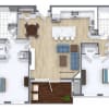 Floor plan: 2 Bedroom  2 Bath  C Style Alt