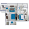 Floor plan: A1 Classic
