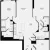 Floor plan: 2 Bedrooms PP