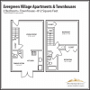 Floor plan: 2 Bedroom Townhouse