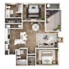 Floor plan: B1P