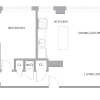 Floor plan: One Bedroom E