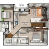 Floor plan: B5 - Renovated