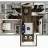 Floor plan: 3 Bedroom