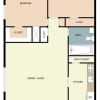 Floor plan: 2 Bedroom