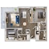 Floor plan: B3