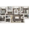 Floor plan: 2A Den