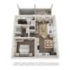 Floor plan: 1 Bed Orion Twin