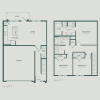 Floor plan: TH-3B
