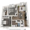 Floor plan: B2