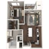 Floor plan: A3 - Finish Package 1