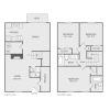 Floor plan: The Magnolia - 3.25 Townhome
