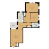 Floor plan: 2 Bedroom