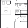 Floor plan: A2D- One Bedroom with Den