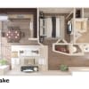 Floor plan: Blake - 1 Bedroom 1 Bath