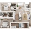 Floor plan: Royal Oaks 1- B1