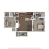 Floor plan: 2x2 LG Upgrade