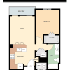 Floor plan: 1X1 Queens