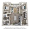Floor plan: B1C