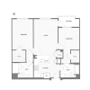 Floor plan: 2 BR/2 BA