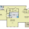 Floor plan: 1BU